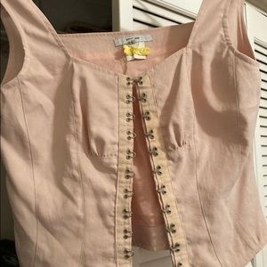 Vertigo crop top blouse